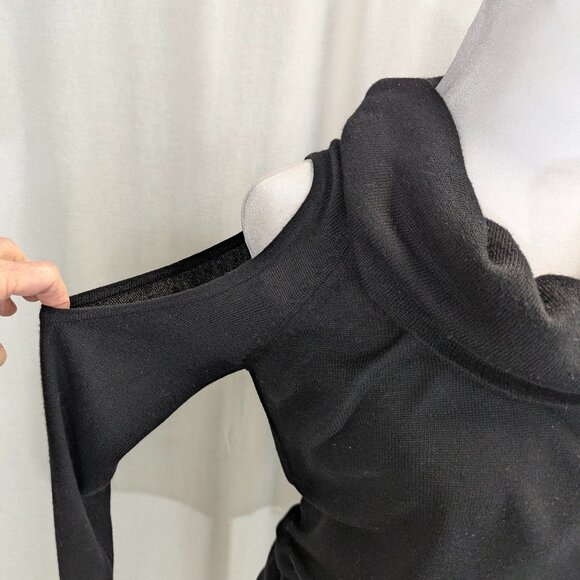 Armani Exchange Black Size Small Cowl Neck Sweater - Picture 2 of 9